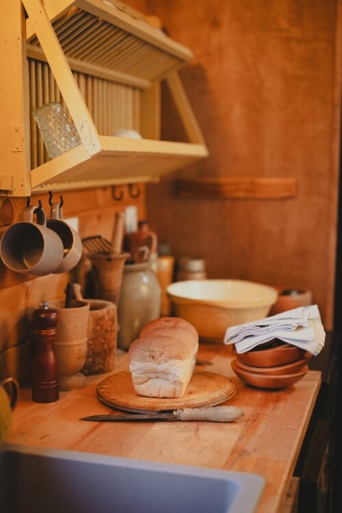 Bread in the kitchen