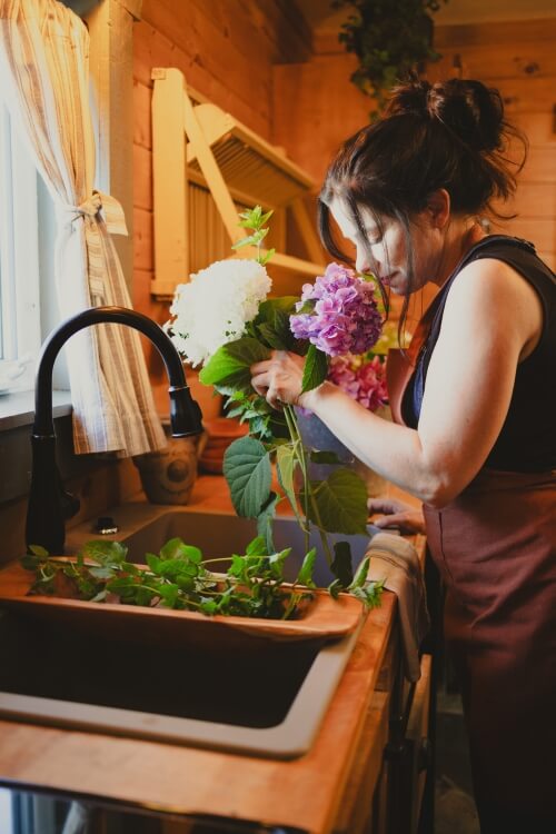 Flowers from the garden